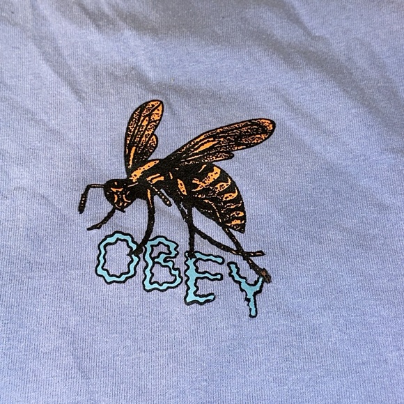 VINTAGE Y2K MENS OBEY SHIRT - Picture 4 of 7